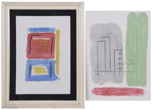 ALBERT RÀFOLS-CASAMADA (1923-2009). PAIR OF LITHOGRAPHS.