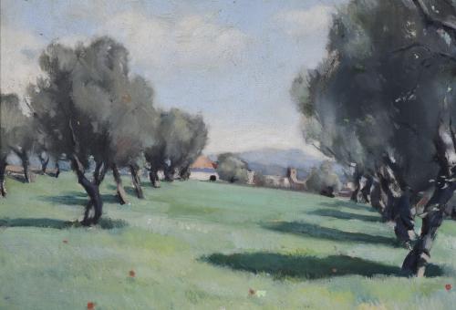 MÀRIUS VILATOBÀ ROS (1907-1969).  "OLIVOS".