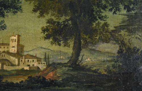 20TH CENTURY CATALAN SCHOOL. "LANDSCAPE".