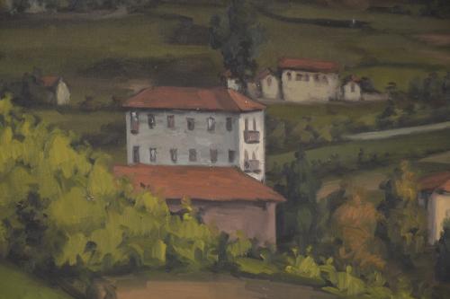 PELAYO OLAORTUA (1910-1984). "LANDSCAPE IN THE BASQUE COUNT