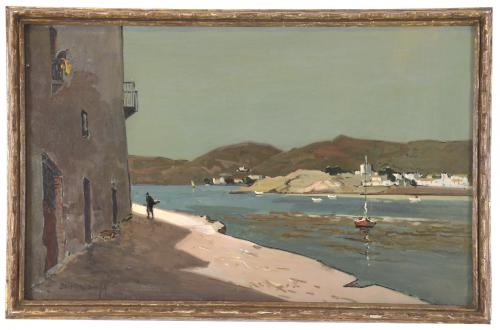 RAFAEL DURANCAMPS (1891-1979).  "EL PIANC" de Cadaqués.