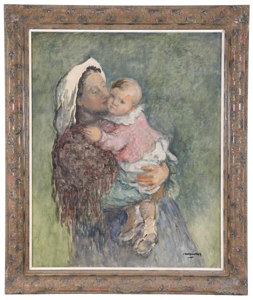 PERE CREIXAMS PICO (1893-1965). "MATERNIDAD".