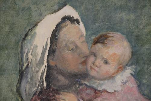 PERE CREIXAMS PICO (1893-1965). "MATERNIDAD".