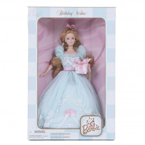 408-MATTEL. MUÑECA BARBIE MODELO "BIRTHDAY WISHES" DE LA COLECCIÓN "COLLECTOR EDITION", 1999.