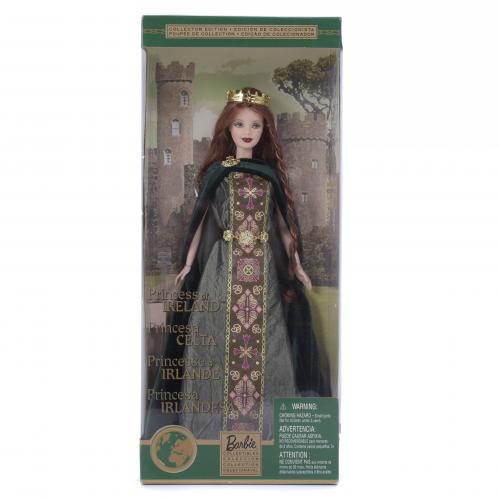 398-MATTEL. MUÑECA BARBIE MODELO "PRINCESS OF IRELAND" DE LA COLECCIÓN "DOLLS OF THE WORLD COLLECTION", 2001.