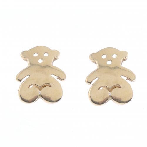 BEAR-SHAPED EARRINGS.