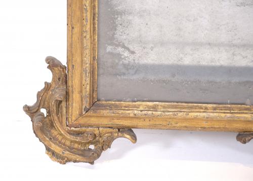 ROCOCO STYLE WALL MIRROR, MID 19TH CENTURY.