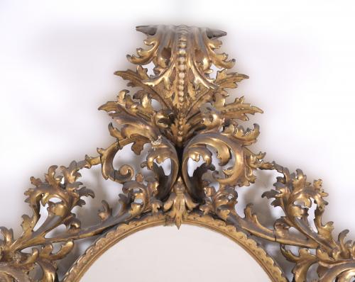 NEO-ROCOCO WALL MIRROR, 20TH CENTURY.