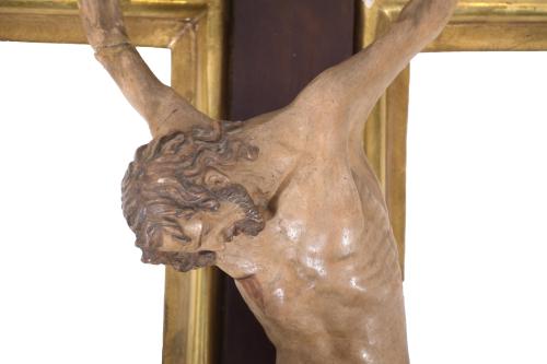 ESCUELA ESPAÑOLA, FIN. SIGLO XIX. GRAN CRISTO CRUCIFICADO.