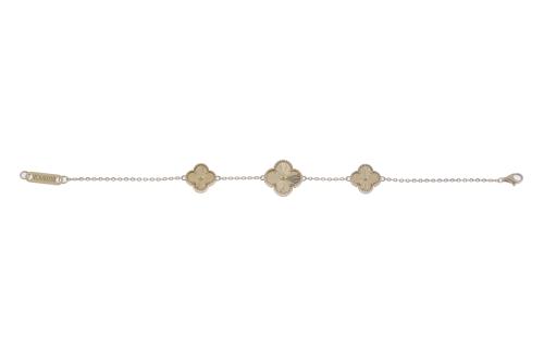 BRACELET WITH THREE CLOVERS, AFTER VAN CLEEF&#39;S ALHAMBRA MOD