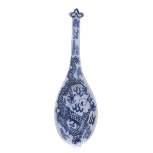 QING DYNASTY, GUANGXU PERIOD. SMALL SPOON IN BLUE AND WHITE