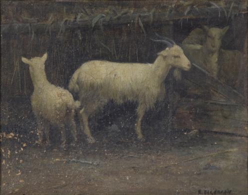 682-MARIANO BARBASAN Y LAGUERUELA (1864-1924). "OVEJAS BLANCAS".