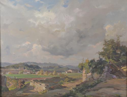 LLUÍS MARIA GÜELL CORTINA (1909-2001).  "PAISAJE".