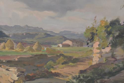 LLUÍS MARIA GÜELL CORTINA (1909-2001).  "PAISAJE".