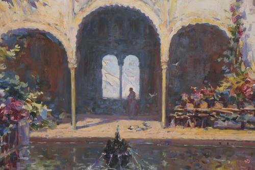 ANTONIO AGUILAR (1871-1931).  "ALHAMBRA".