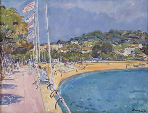 790-JOSEP AMAT PAGES (1901-1991). "PASEO DE SANT FELIU DE GUÍXOLS".