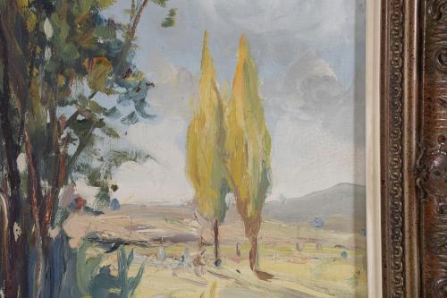 ATRIBUIDO A JOAQUIM MIR I TRINXET (1873-1940). "PAISAJE".