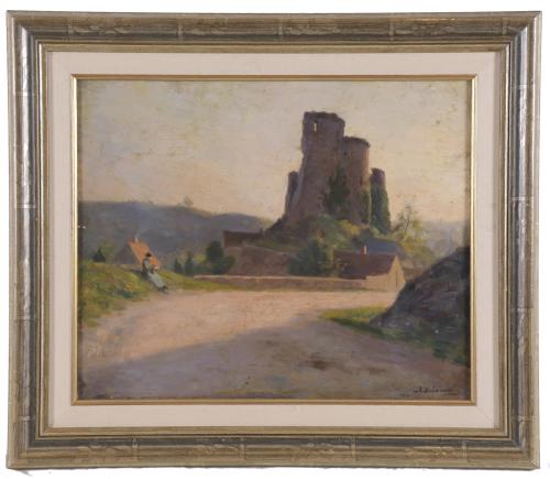 FRANÇOIS XAVIER BRICARD (1881-1935). "PAISAJE", 1910.