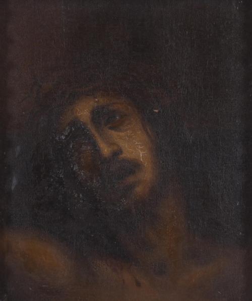 18TH CENTURY SPANISH SCHOOL. "CHRIST".