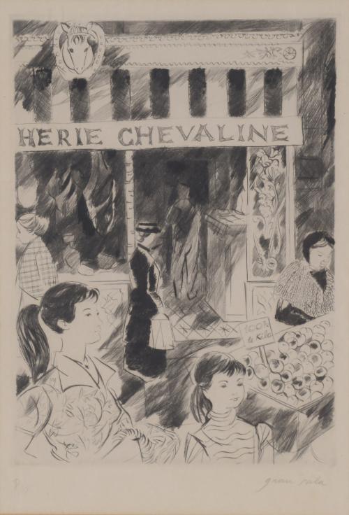 EMILI GRAU-SALA (1911-1975). "MERCAT".