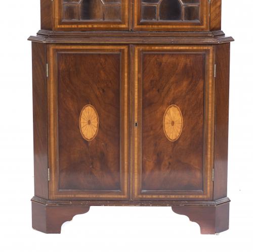 GEORGE III STYLE DISPLAY CABINET, 20TH CENTURY.