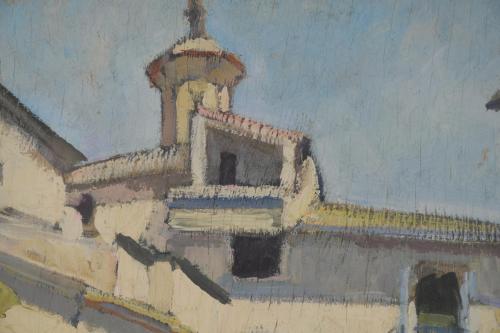 FRANCISCO MAIRELES VELA (1920-2000).  "VIEW OF SANAHUJA", 1