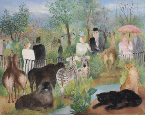 787-OLGA SACHAROFF (1889-1967) "ZOO", Circa 1930.