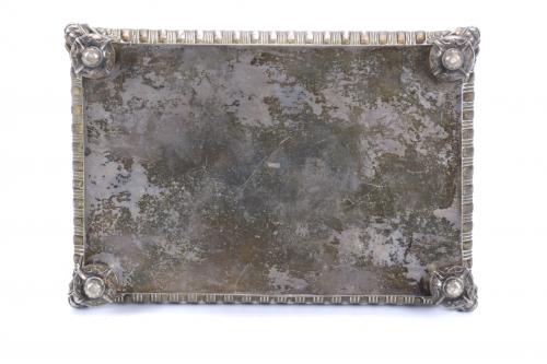 CAJA DE ÉPOCA NAPOLEÓN III EN PLATA.