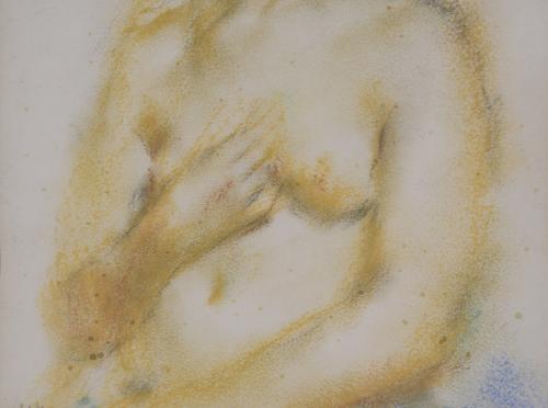 JOAN PALET (1911-1996). "RETRATO MUJER DESNUDA".