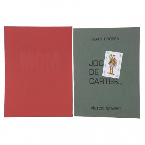 JOAN BROSSA (1919-1998). "MOM, LA CLAU DES MAPES" Y "JOC DE CARTES", 1987 y 1988.