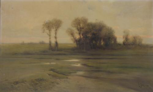 630-TOMAS SANS CORBELLA (1869-1911).  "PAISAJE".