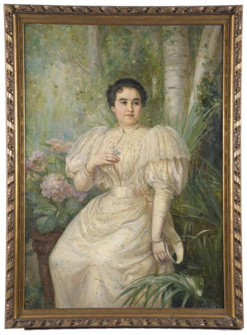 RICARDO MARTÍ AGUILÓ (1868-1936). "PORTRAIT OF A LADY", 189