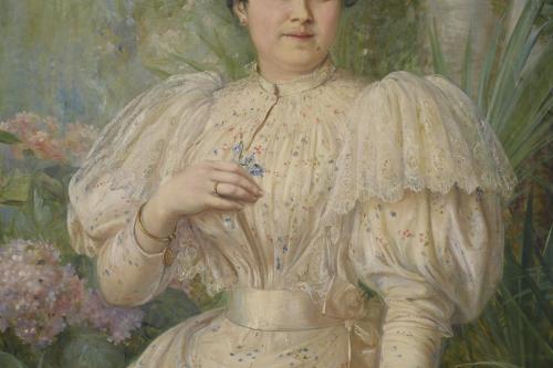 RICARDO MARTÍ AGUILÓ (1868-1936). "PORTRAIT OF A LADY", 189