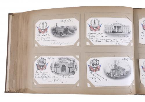 COLECCIÓN DE POSTALES MANUSCRITAS ENTRE 1901-1903.