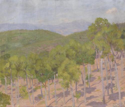 728-XAVIER NOGUÉS (1873-1940). "PAISAJE".