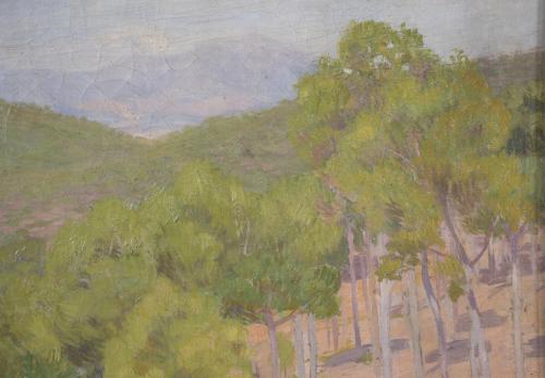 XAVIER NOGUÉS (1873-1940). "PAISAJE".