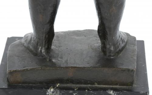 MANOLO HUGUÉ (1872-1945). "TORERO" EN BRONCE.