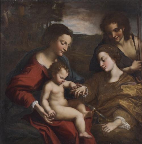 CÍRCULO DE ANTONIO ALLEGRI DA CORREGGIO, ITALIA, SIGLO XVI.