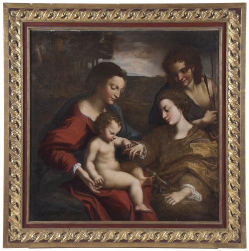 CÍRCULO DE ANTONIO ALLEGRI DA CORREGGIO, ITALIA, SIGLO XVI.