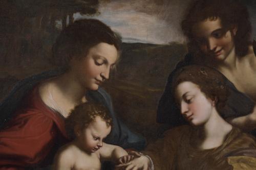 CÍRCULO DE ANTONIO ALLEGRI DA CORREGGIO, ITALIA, SIGLO XVI.