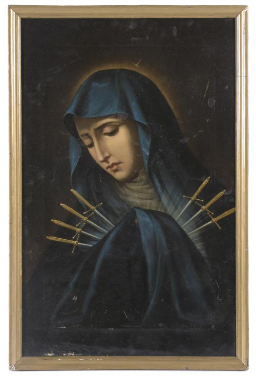 19TH-20TH CENTURIES SPANISH SCHOOL. "OUR LADY OF SORROWS".