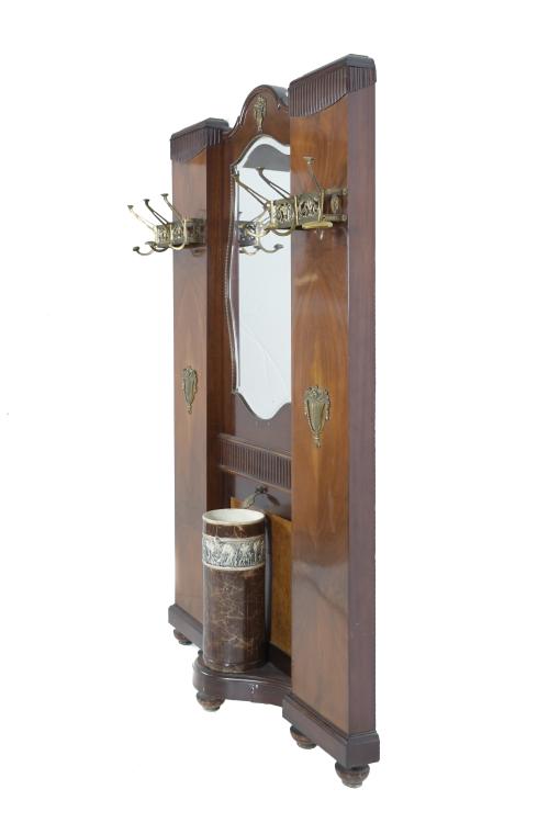 NOUCENTISTA COAT RACK, CIRCA 1900.