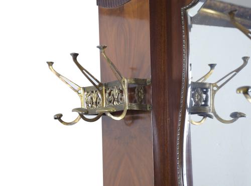 NOUCENTISTA COAT RACK, CIRCA 1900.