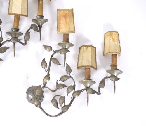 SET OF THREE SCONCES, MID 20TH CENTURY.