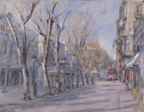 JUAN COLLADO (XX).  "LA RAMBLA".