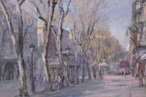 JUAN COLLADO (XX).  "LA RAMBLA".