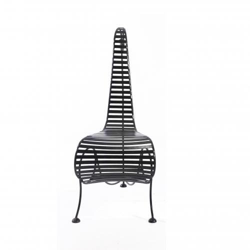 ANDRÉ DUBREUIL (1951-2022) PROTOTIPO DE LA "SPINE CHAIRE",