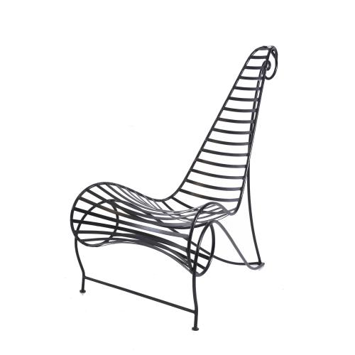 384-ANDRÉ DUBREUIL (1951-2022) "SPINE CHAIRE", FRANCIA CIRCA 1989.