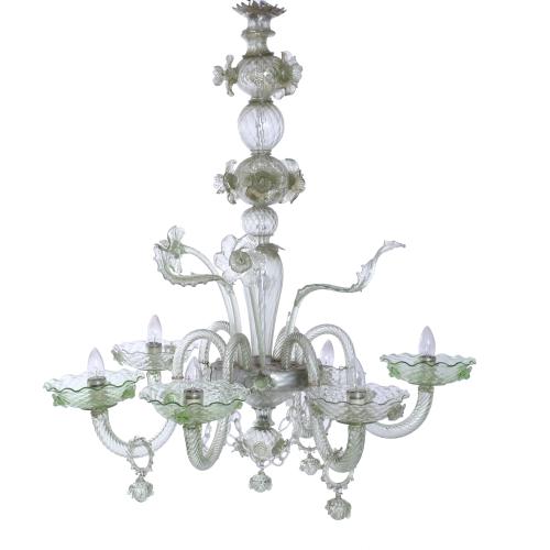 MURANO CEILING LAMP, 20TH CENTURY.