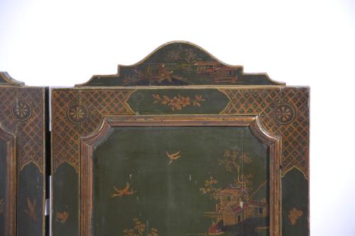 SMALL CHINESE FOLDING SCREEN, AFTER MODELS BY PIERRE LOTIER.